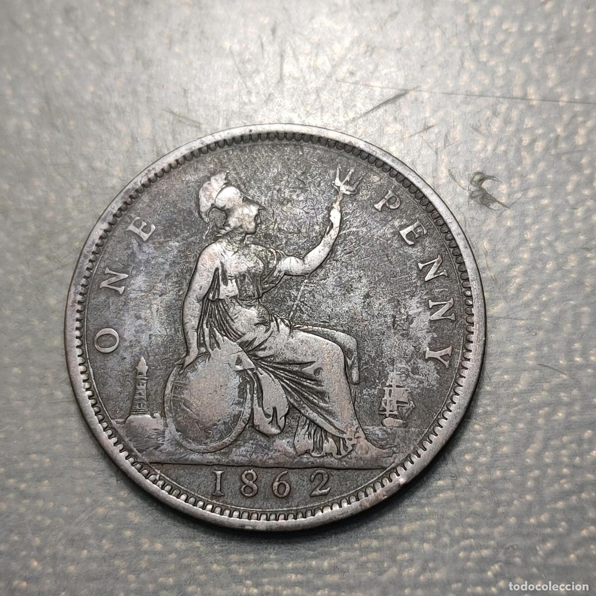 Monedas antiguas de Europa: GREAT BRITAIN GRAN BRETA&Ntilde;A VICTORIA 1 PENNY 1862 MBC-/MBC