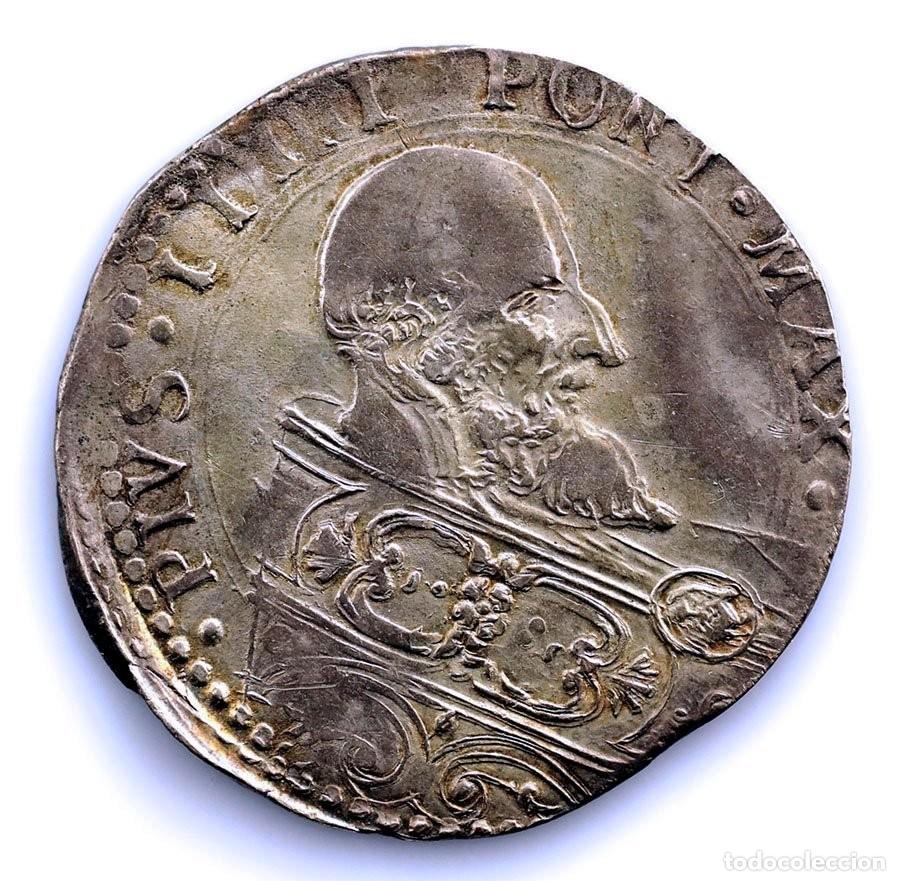 Monedas antiguas de Europa: SC-Vaticano. Estados Pontificios. Pio V, 1 Bianco (1566-1572) Bolo&ntilde;a. Plata 4,9g