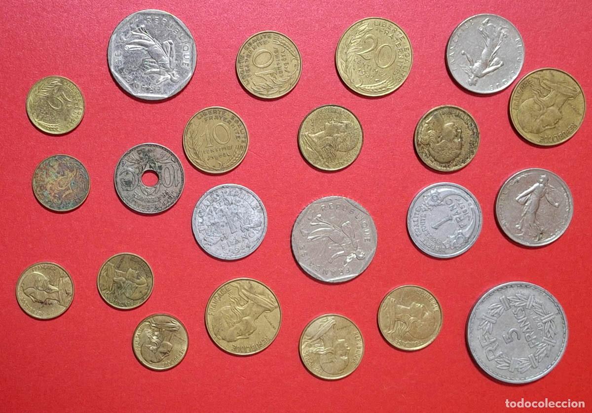 Monedas antiguas de Europa: 22 monedas de francia