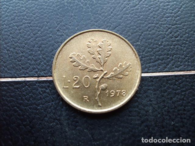 Monedas antiguas de Europa: ITALIA 20 LIRAS 1978