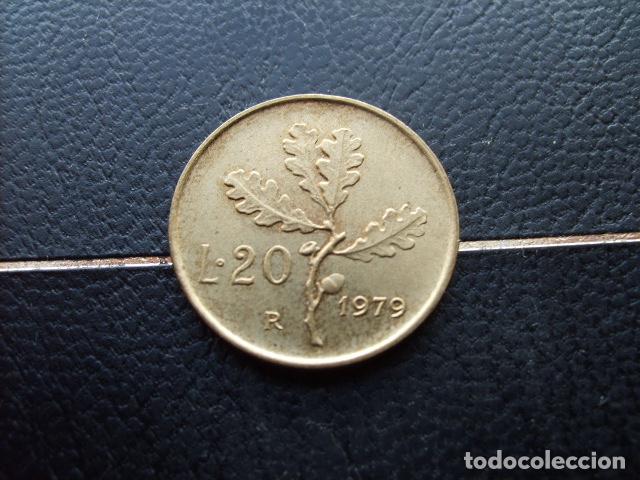 Monedas antiguas de Europa: ITALIA 20 LIRAS 1979