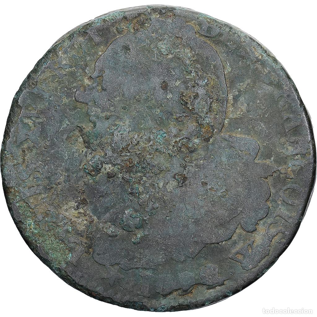 Monedas antiguas de Europa: [#1224037] Francia, 2 Sols, 2 sols fran&ccedil;ois, 1792, Lille, Bronce, BC, Gadoury:25