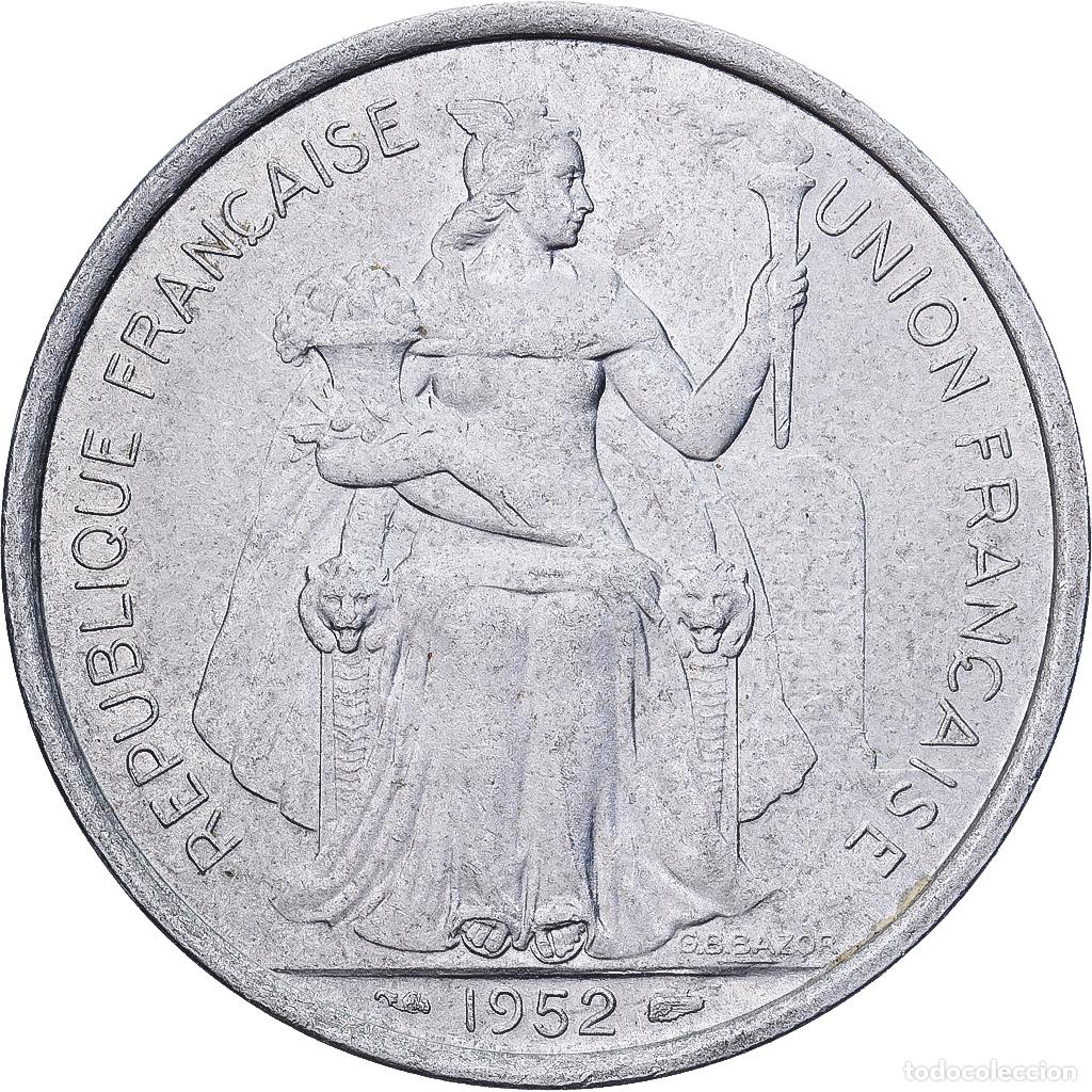 Monedas antiguas de Europa: [#1224046] OCEAN&Iacute;A FRANCESA, 5 Francs, 1952, Paris, Aluminio, EBC+, KM:4