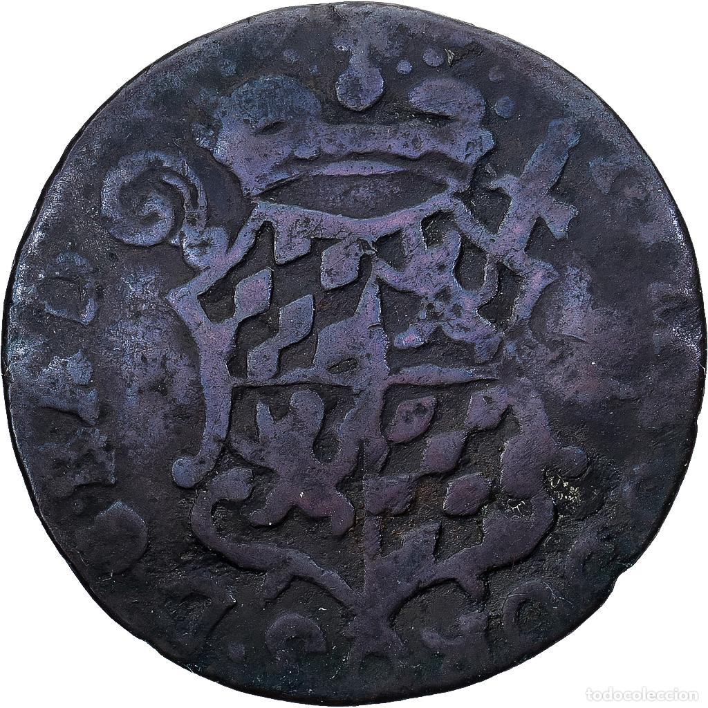 Monedas antiguas de Europa: [#1224056] Principado de Lieja, John Theodore, Liard, 1745, Liege, Cobre, BC+, KM:155