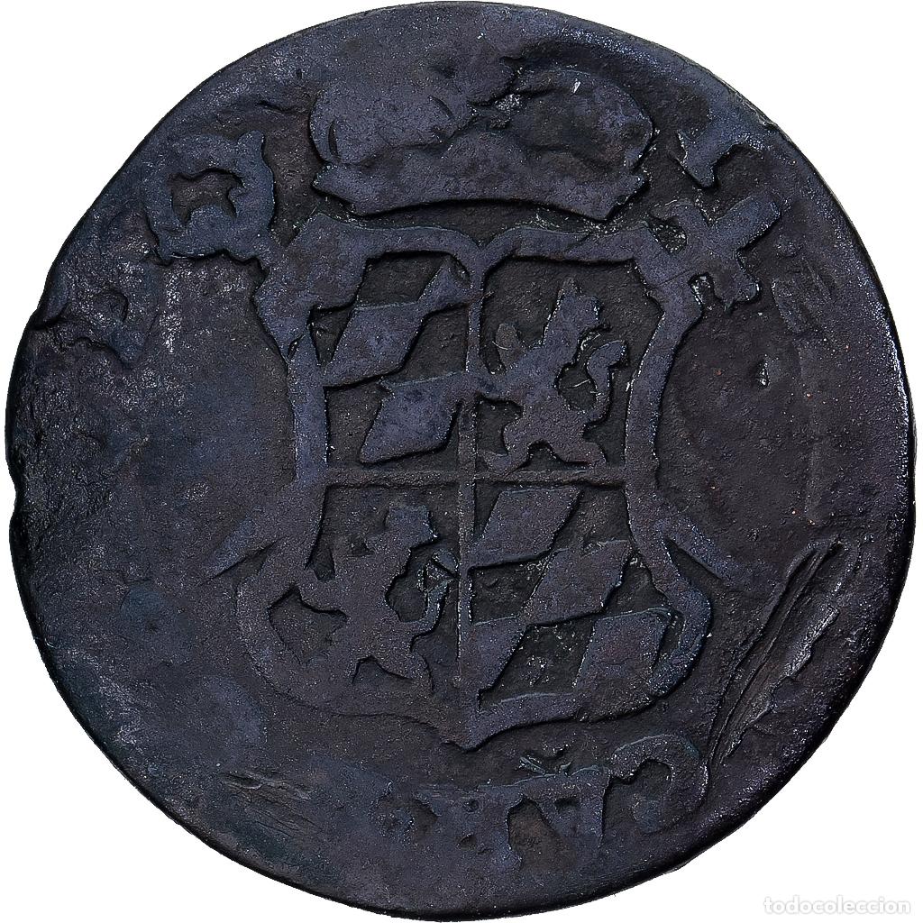 Monedas antiguas de Europa: [#1224057] Principado de Lieja, John Theodore, Liard, 1751, Liege, Cobre, BC+, KM:155