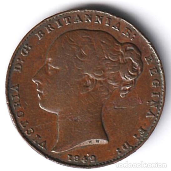 Monedas antiguas de Europa: Gibraltar 1 Quart 1842 KM# 2