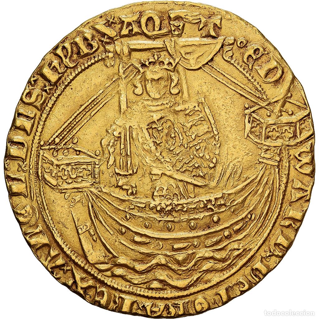 Monedas antiguas de Europa: [#1545912] Gran Breta&ntilde;a, Edward III, Noble d'or, 1363-1369, London, Oro, MBC