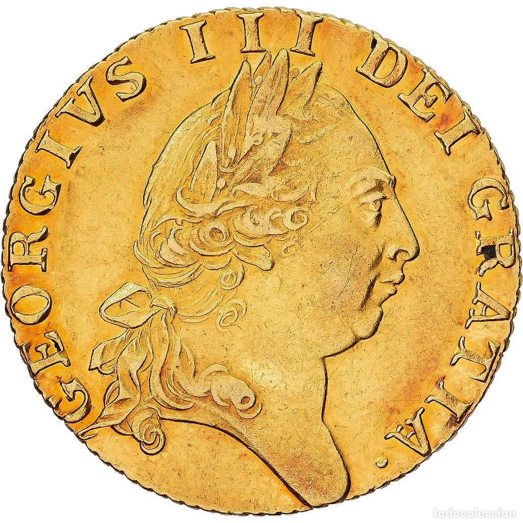 Monedas antiguas de Europa: [#1545930] Gran Breta&ntilde;a, George III, Guinea, 1789, London, Oro, MBC+, KM:609