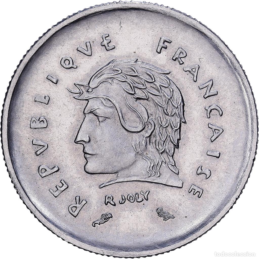 Monedas antiguas de Europa: [#1545813] Francia, 5 Centimes, Marianne, 1962, MDP, Acero inoxidable, FDC