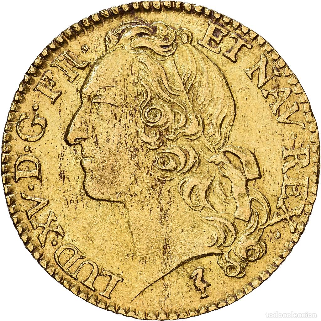 Monedas antiguas de Europa: [#1545892] Francia, Louis XV, Louis d'Or, Louis d'or au bandeau, 1747, Lille, Oro, EBC
