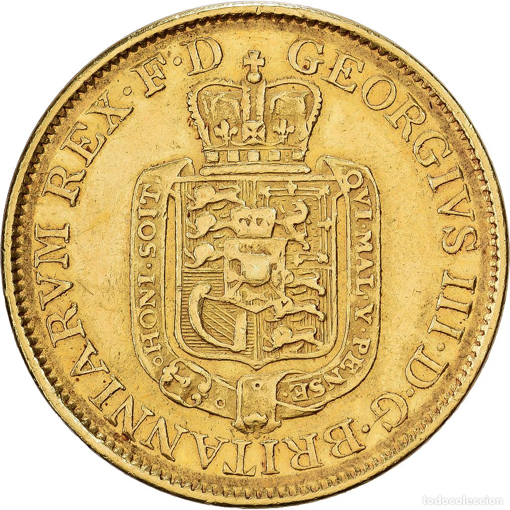 Monedas antiguas de Europa: [#1545905] Estados alemanes, 5 Thaler, 1813, London, Oro, MBC, KM:101