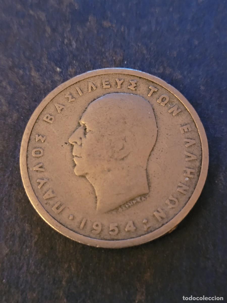 Monedas antiguas de Europa: Moneda 5 dracmas 1954 Grecia