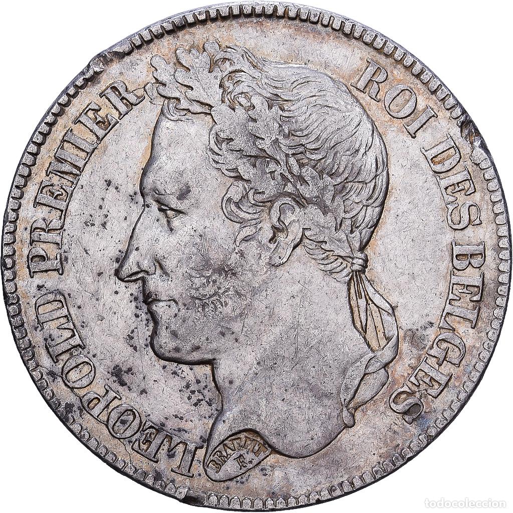 Monedas antiguas de Europa: [#1545828] B&eacute;lgica, Leopold I, 2 Francs, 1843, Royal Belgium Mint, Plata, BC+, KM:9