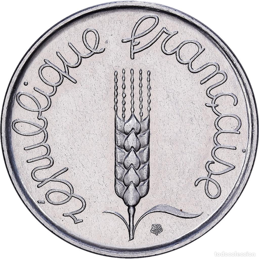 Monedas antiguas de Europa: [#1545811] Francia, 5 Centimes, &Eacute;pi, 1961, MDP, ESSAI, Acero inoxidable, FDC