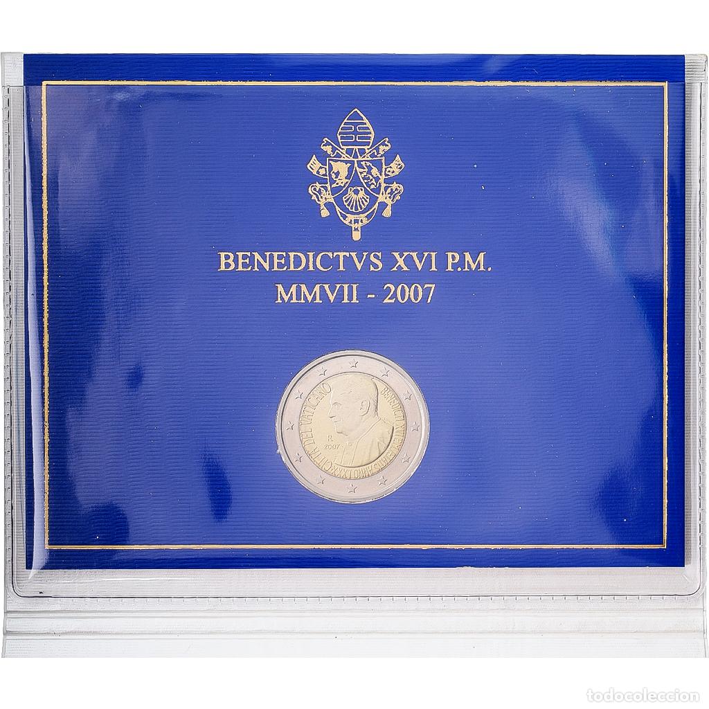Monedas antiguas de Europa: [#1545947] Vaticano, Benedict XVI, 2 Euro, 80th birthday Pope Benedict XVI, 2007, Rome