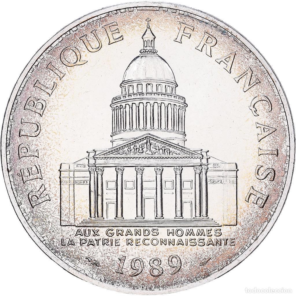 Monedas antiguas de Europa: [#1545915] Francia, 100 Francs, Panth&eacute;on, 1989, MDP, BU, Plata, FDC, Gadoury:898