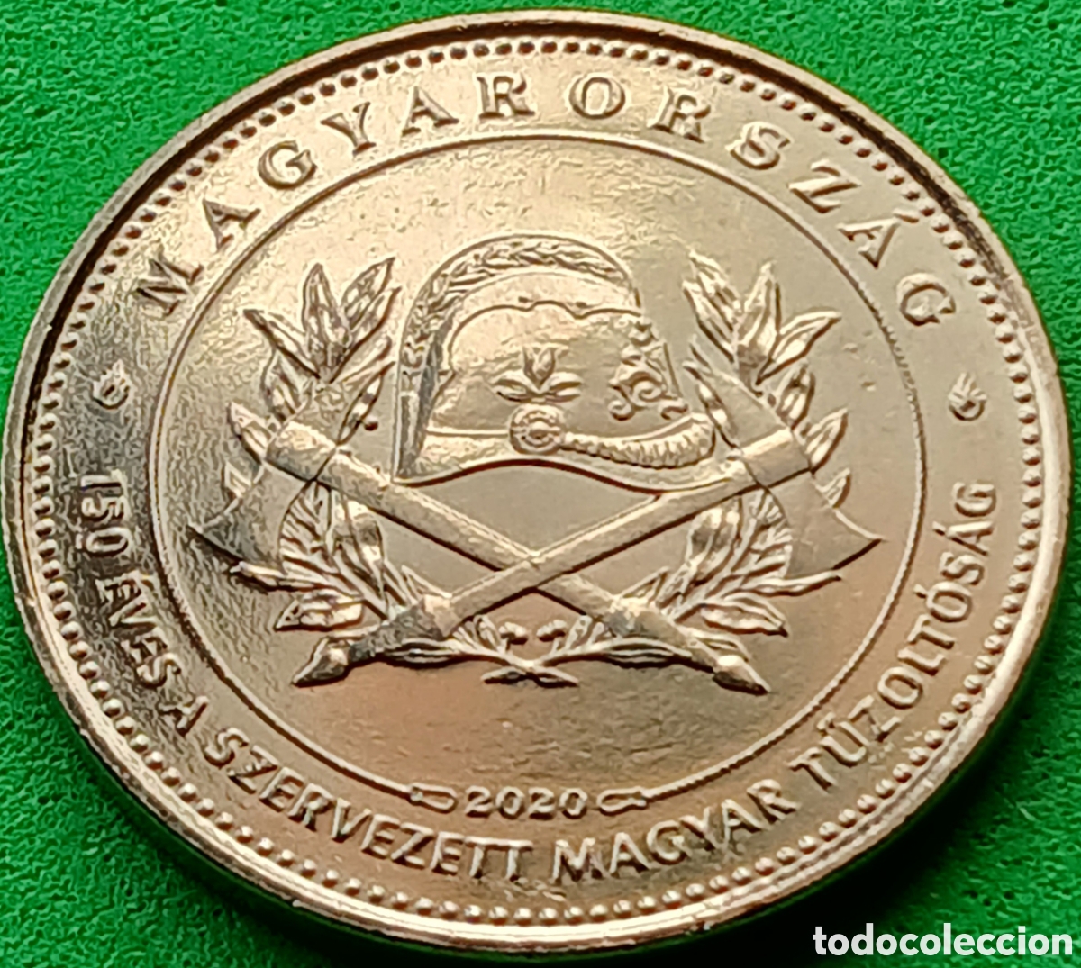 Monedas antiguas de Europa: Hungr&iacute;a 50 forint 2020 UC#105 Bomberos de Hungr&iacute;a
