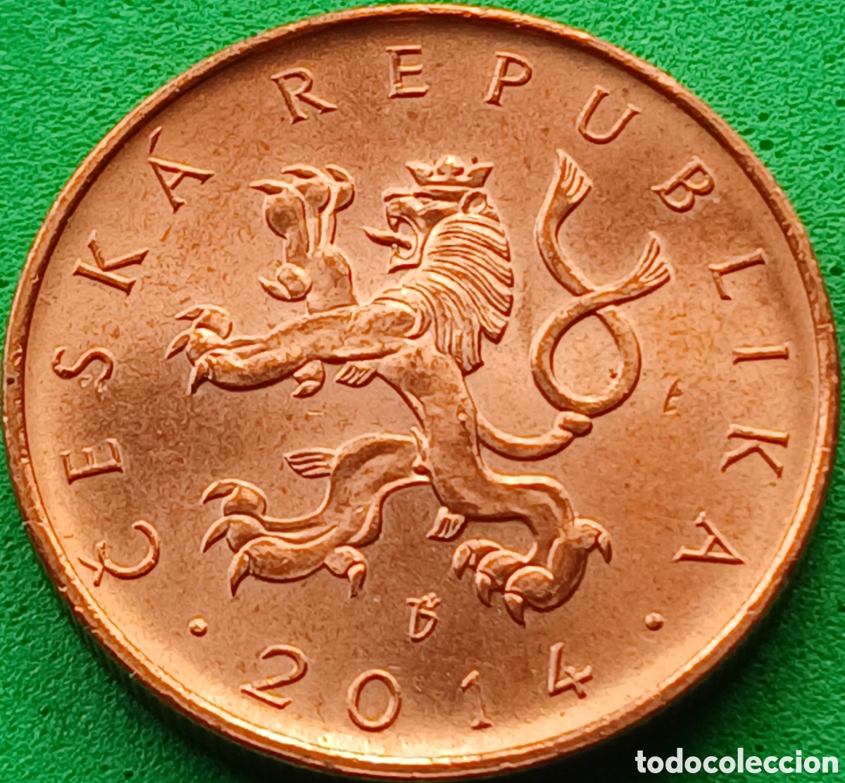 Monedas antiguas de Europa: Rep&uacute;blica Checa 10 coronas 2014 km#4