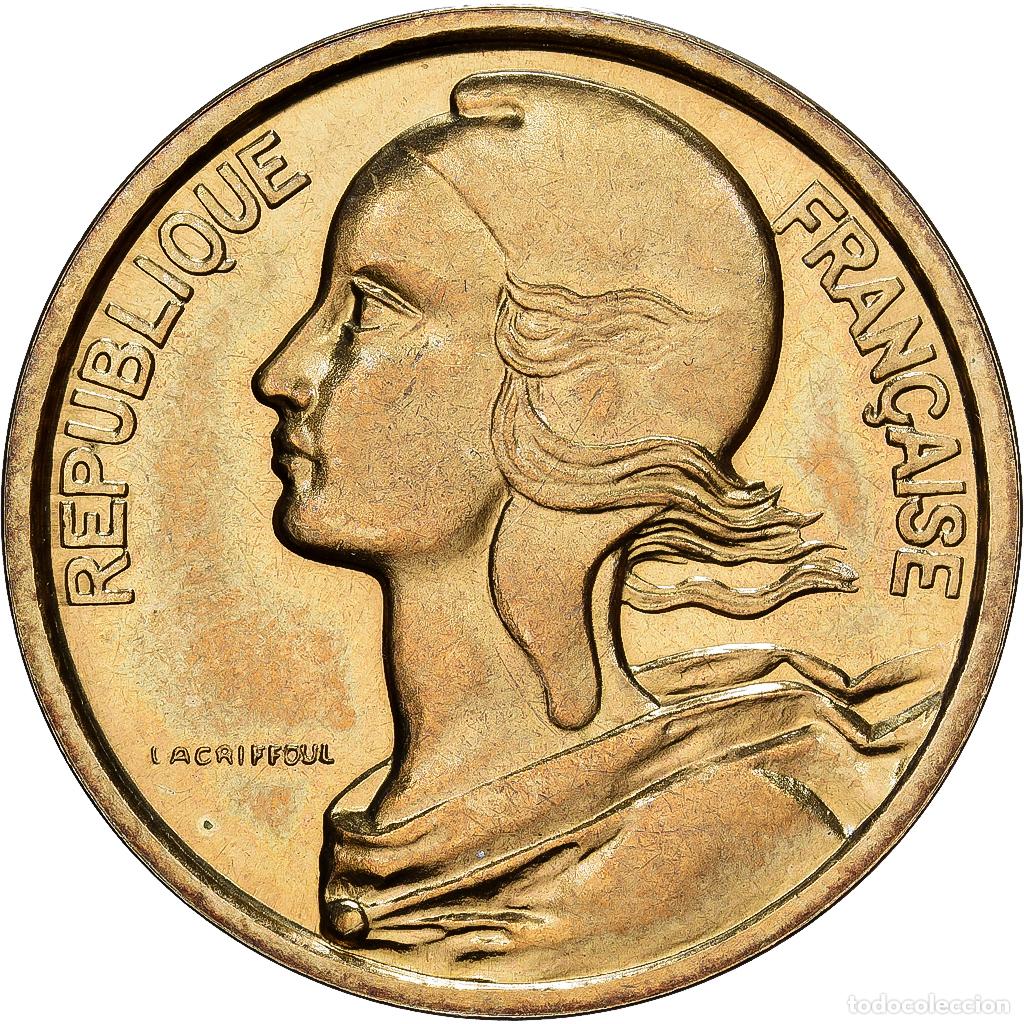 Monedas antiguas de Europa: [#1545825] Francia, 20 Centimes, 1961, MDP, ESSAI, Aluminio y cupron&iacute;quel, FDC