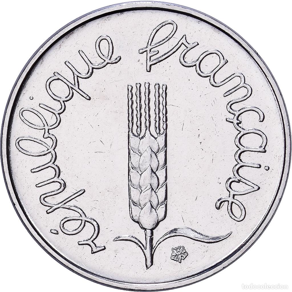 Monedas antiguas de Europa: [#1545807] Francia, 1 Centime, &Eacute;pi, 1990, MDP, S&eacute;rie BU, Acero inoxidable, FDC