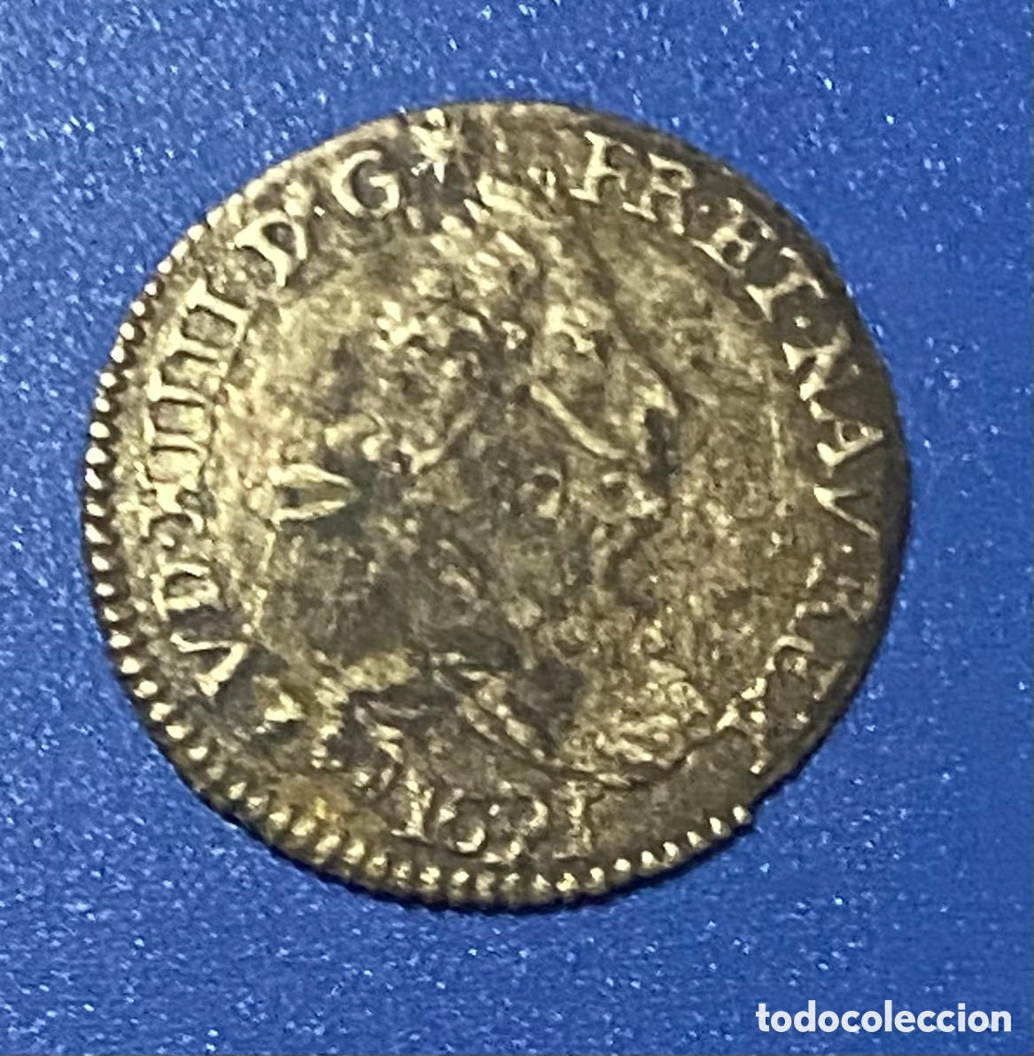 Monedas antiguas de Europa: Francia 4 soles Luis XIV 1691