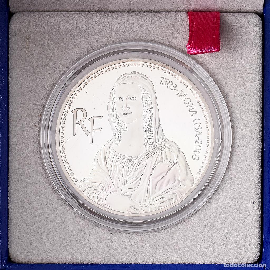 Monedas antiguas de Europa: [#1545954] Francia, 1 1/2 Euro, Mona Lisa, Prueba, 2003, MDP, Plata, FDC, KM:1353