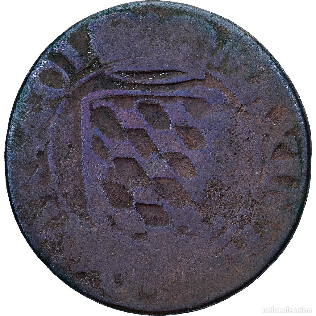 Monedas antiguas de Europa: [#1224068] Principado de Lieja, Maximilian Henry, Liard, Cobre, BC, KM:73