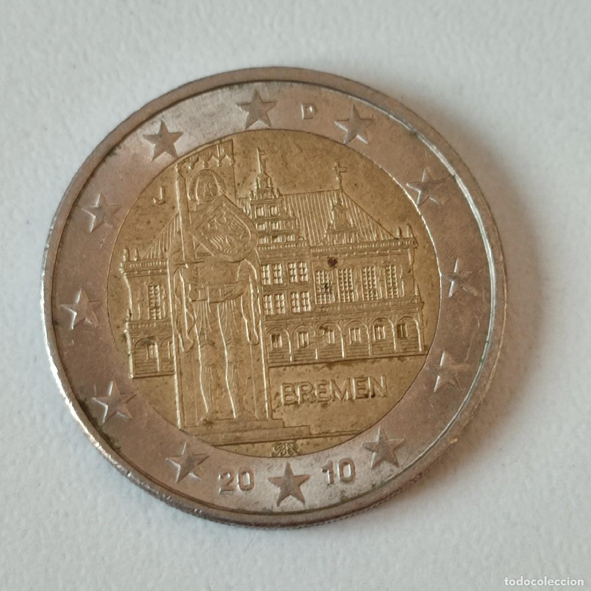 Monedas antiguas de Europa: Moneda ALEMANIA 2010 J - 2 EUROS DE BREMEN