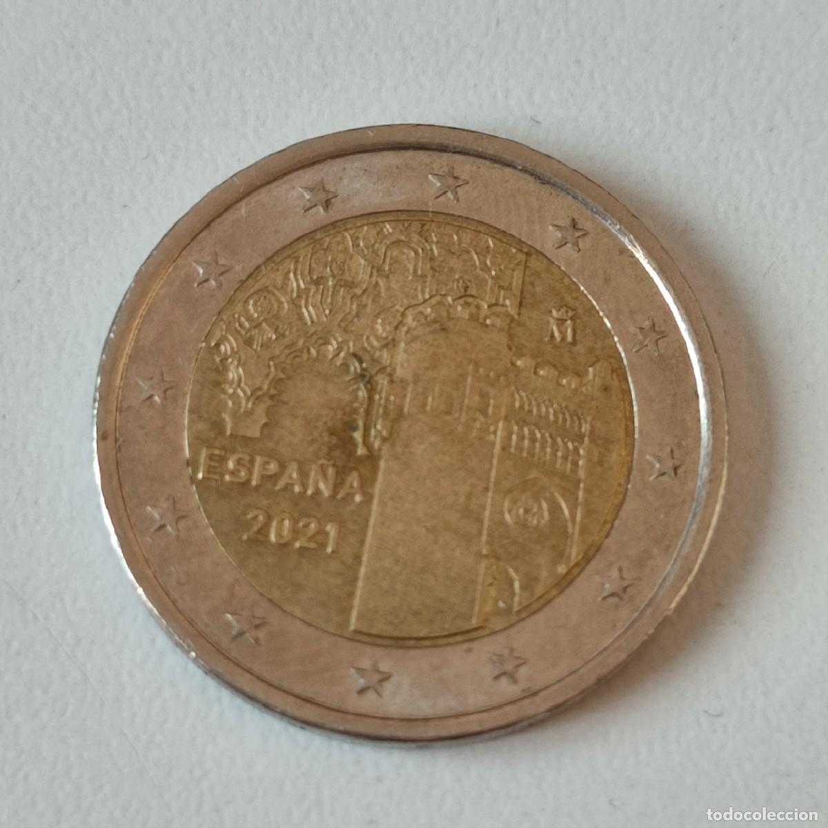 Monedas antiguas de Europa: Moneda 2 euros 2021 Patrimonio Mundial de la UNESCO Ciudad hist&oacute;rica de Toledo