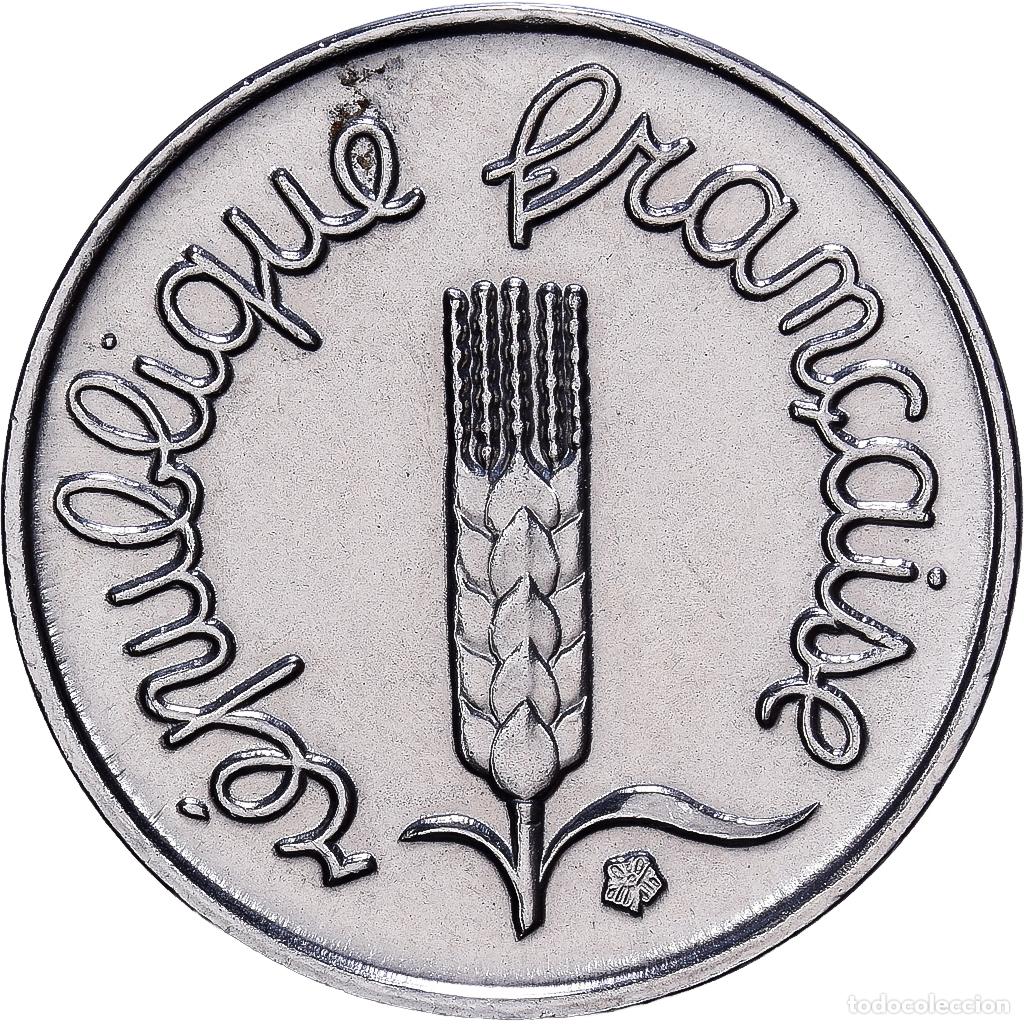 Moedas antigas da Europa: [#1545835] Francia, 1 Centime, &Eacute;pi, 1969, MDP, Neuf &rdquo;Queue Longue&rdquo;, Acero inoxidable, FDC