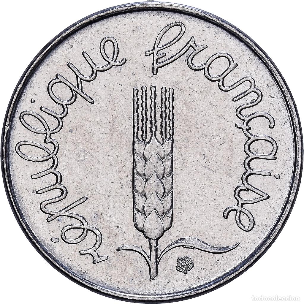 Moedas antigas da Europa: [#1545816] Francia, 1 Centime, &Eacute;pi, 1974, MDP, Rebord, Acero inoxidable, FDC, Gadoury:91