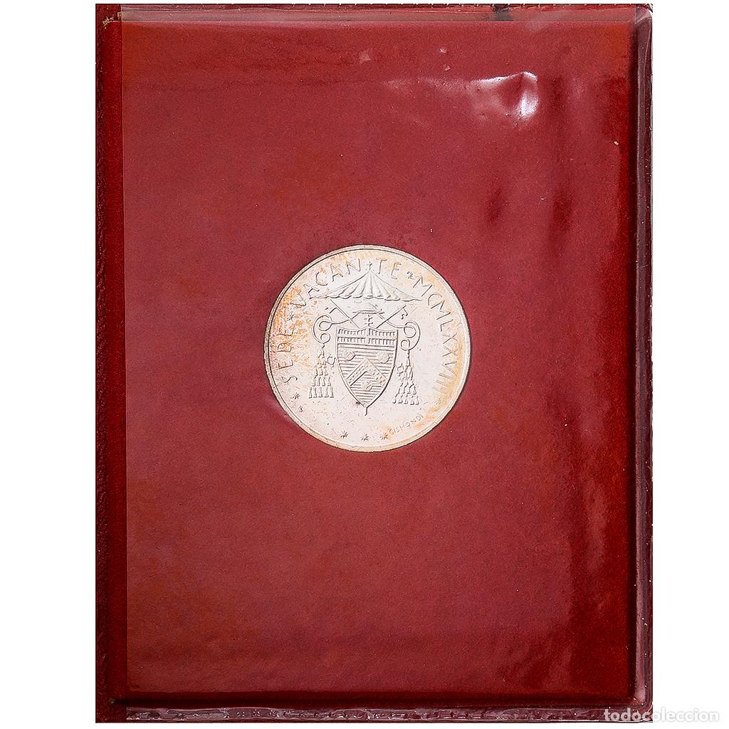 Moedas antigas da Europa: [#1545971] CIUDAD DEL VATICANO, Sede Vacante, 500 Lire, 1978, Rome, Plata, FDC, KM:140