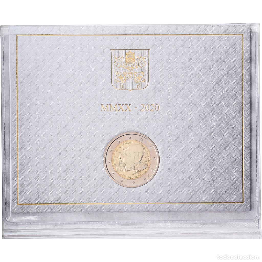 Monedas antiguas de Europa: [#1546029] CIUDAD DEL VATICANO, 2 Euro, 100 ans de la naissance de Jean Paul II, 2020