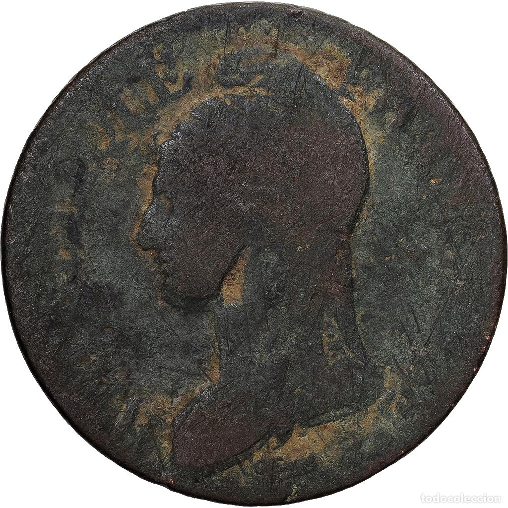 Monedas antiguas de Europa: [#1224101] Francia, 5 Centimes, Dupr&eacute;, AN 5, Paris, Cobre, BC, Gadoury:126