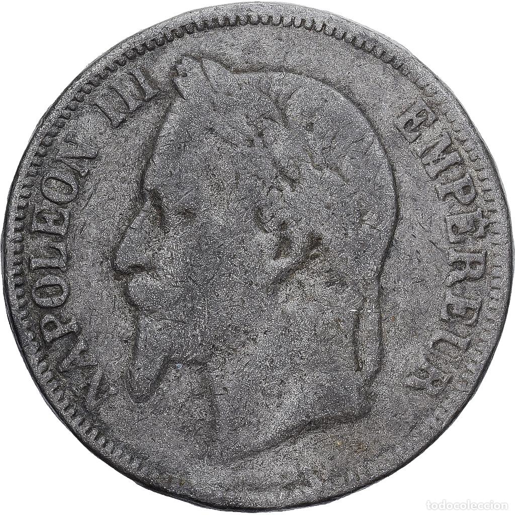 Monedas antiguas de Europa: [#1224115] Francia, Napoleon III, 5 Francs, Napol&eacute;on III, 1870, Contemporary forgery