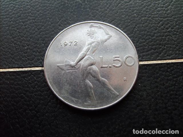 Monedas antiguas de Europa: ITALIA 50 LIRAS 1972