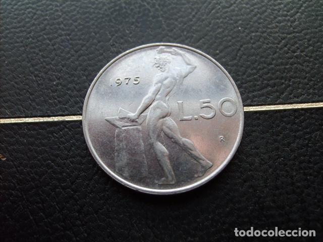 Monedas antiguas de Europa: ITALIA 50 LIRAS 1975