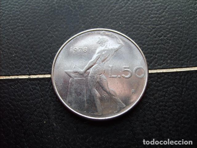 Monedas antiguas de Europa: ITALIA 50 LIRAS 1978