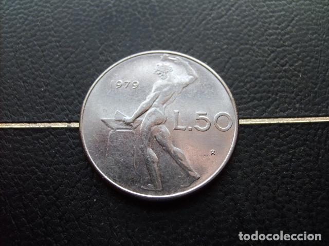 Monedas antiguas de Europa: ITALIA 50 LIRAS 1979