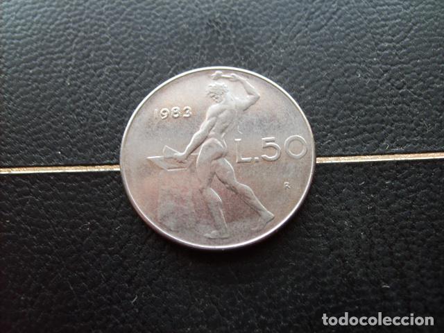 Monedas antiguas de Europa: ITALIA 50 LIRAS 1983