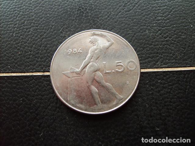 Monedas antiguas de Europa: ITALIA 50 LIRAS 1984