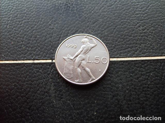 Monedas antiguas de Europa: ITALIA 50 LIRAS 1993
