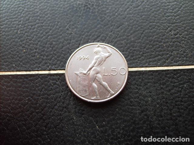 Monedas antiguas de Europa: ITALIA 50 LIRAS 1994