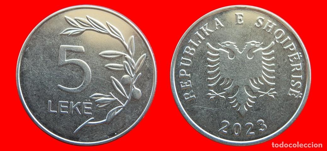 Monedas antiguas de Europa: 5 LEKE 2023 ALBANIA-153300