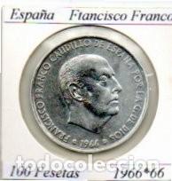 Monedas antiguas de Europa: ESPA&Ntilde;A 1966-66 (11) , 100 PESETAS, FRANCISCO FRANCO, AG