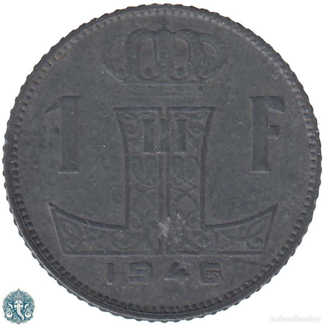 Monedas antiguas de Europa: B&Eacute;LGICA 1 Franco 1946 Leopoldo III KM#128 Leyenda Belgie - Belgique