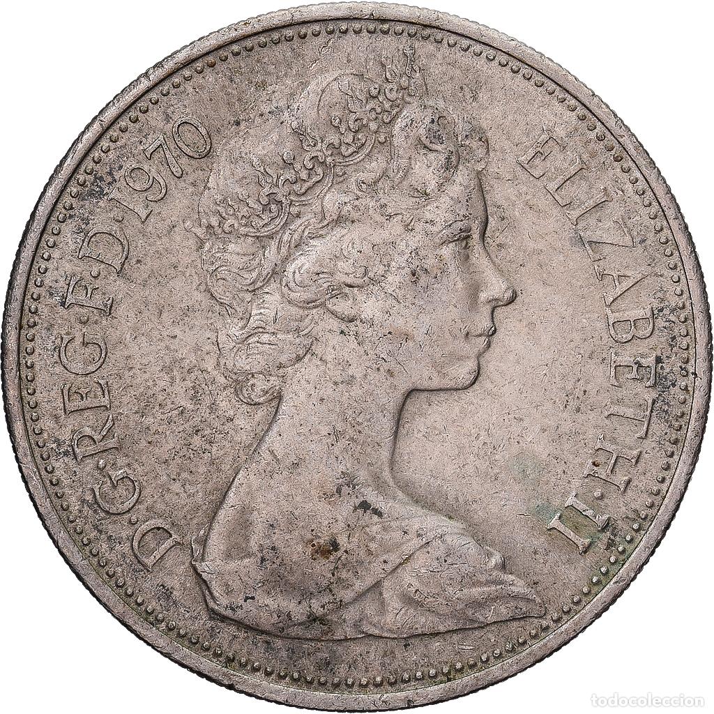 Monedas antiguas de Europa: [#1224138] Gran Breta&ntilde;a, Elizabeth II, 10 New Pence, 1970, Cobre - n&iacute;quel, MBC, KM:912