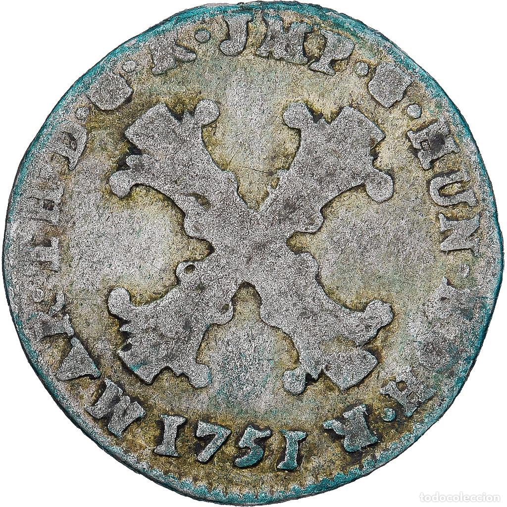 Monedas antiguas de Europa: [#1224070] PA&Iacute;SES BAJOS AUSTRIACOS, Maria Theresa, 10 Liards, 10 Oorden, 1751, Bruges