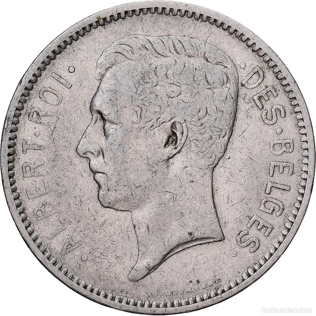 Monedas antiguas de Europa: [#1224140] B&eacute;lgica, 5 Francs, 5 Frank, 1931, N&iacute;quel, BC+, KM:97.1