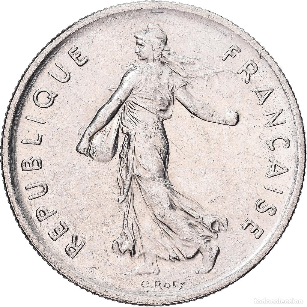 Monedas antiguas de Europa: [#1224147] Francia, 5 Francs, Semeuse, 1995, Paris, N&iacute;quel recubierto de cobre - n&iacute;quel